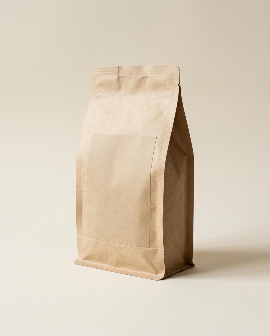 Unbranded kraft coffee bag — The Ember Blend